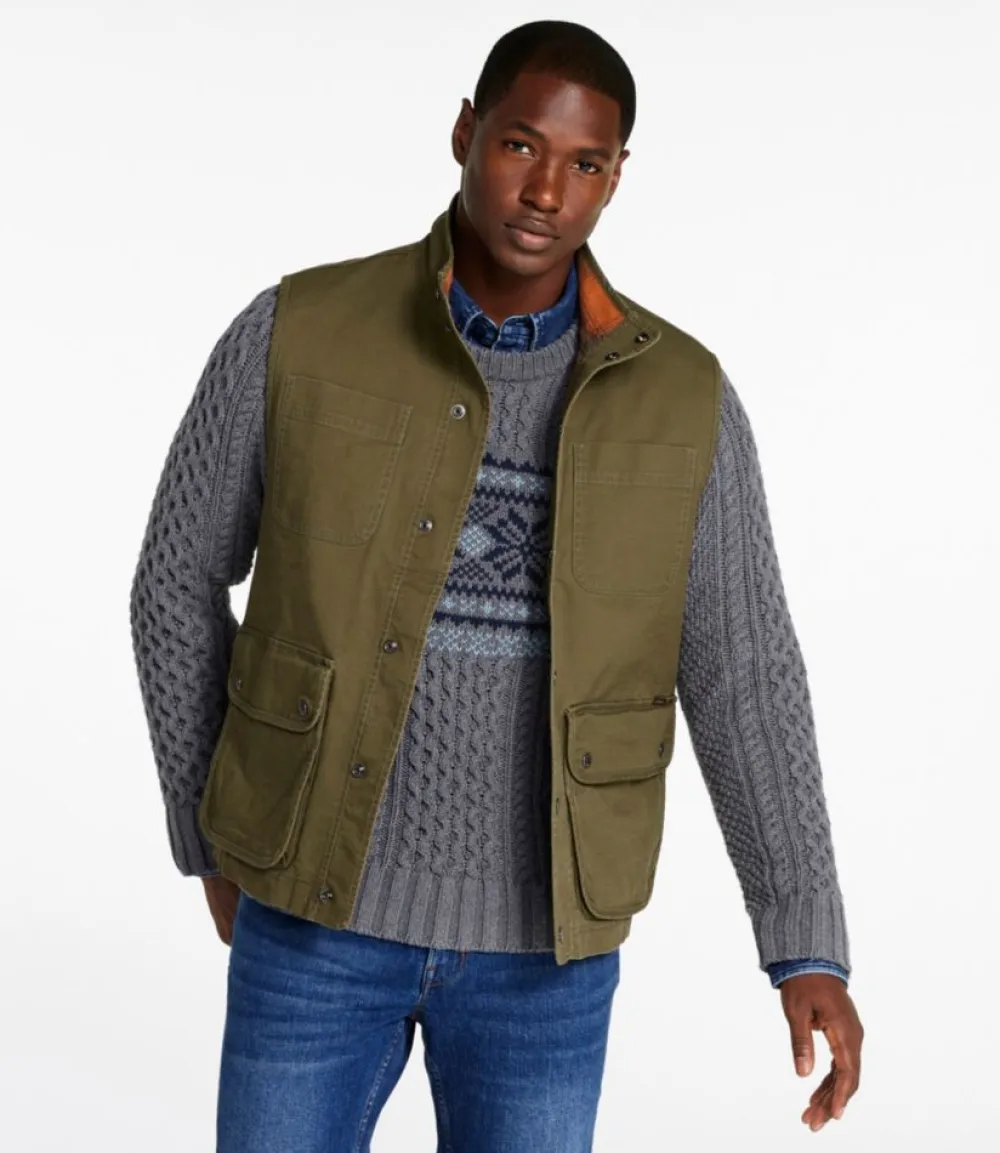 "Men's Signature Camp Vest, Lined"-L.L.Bean Cheap