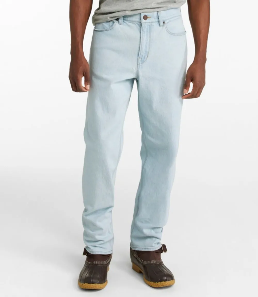 "Men's Signature Heritage Denim, Relaxed Fit, Straight Leg"-L.L.Bean Clearance