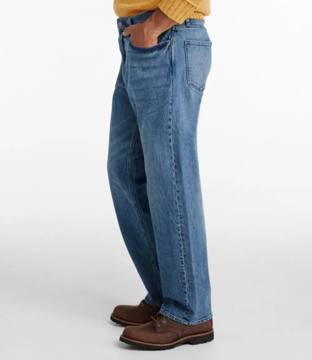 "Men's Signature Heritage Denim, Relaxed Fit, Straight Leg"-L.L.Bean Clearance