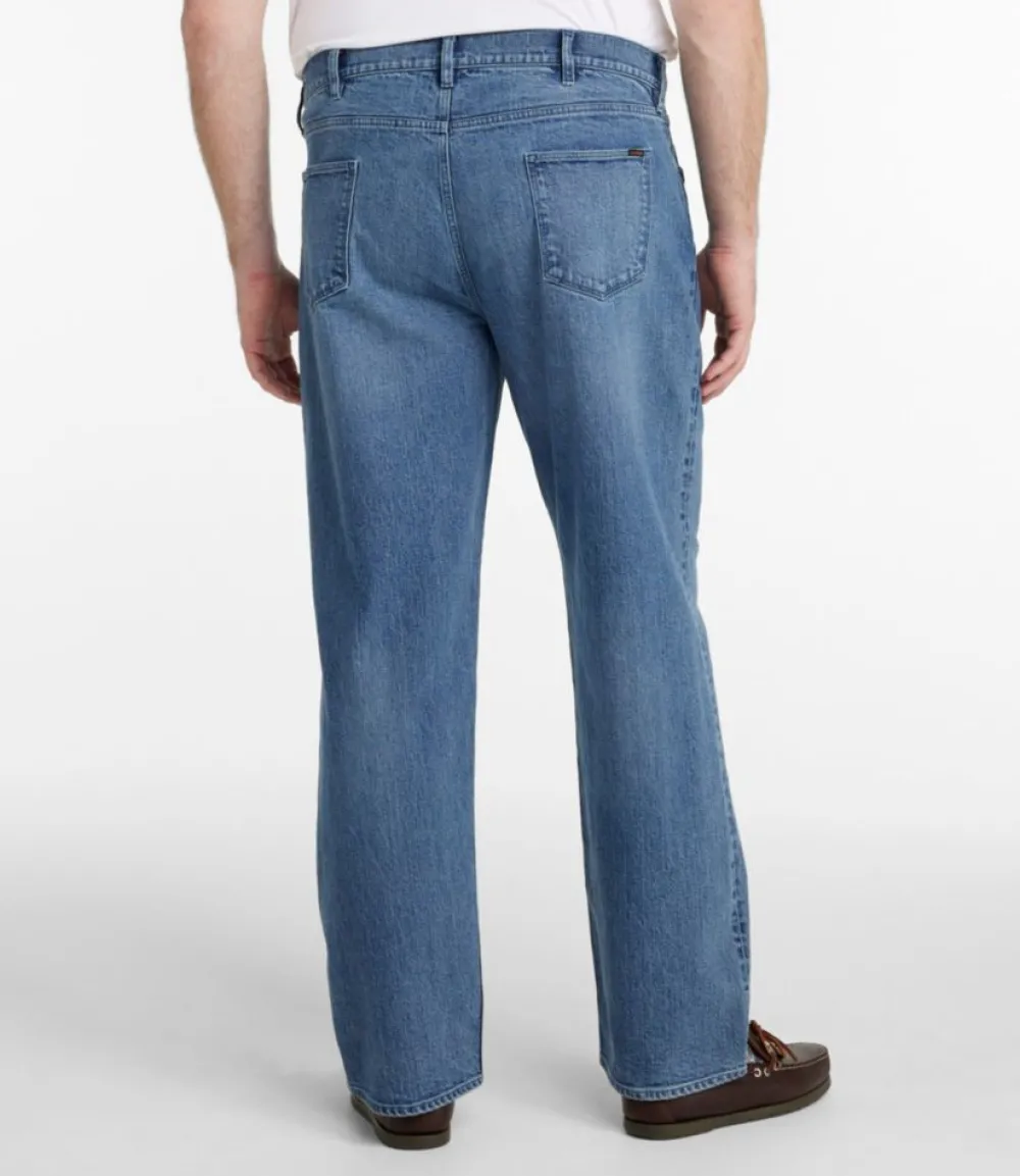 "Men's Signature Heritage Denim, Relaxed Fit, Straight Leg"-L.L.Bean Clearance