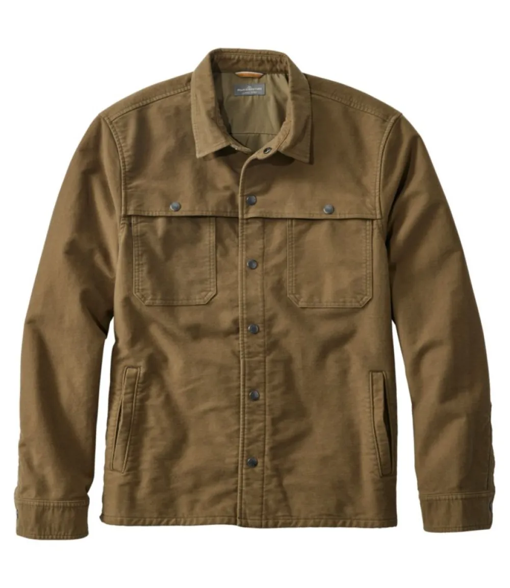"Men's Signature Heritage Moleskin Shirt Jac"-L.L.Bean Shop