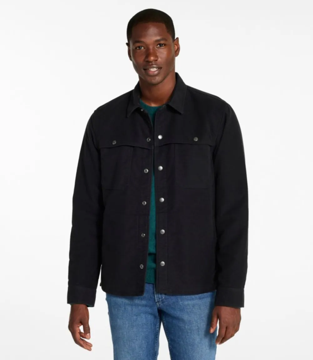 "Men's Signature Heritage Moleskin Shirt Jac"-L.L.Bean Shop