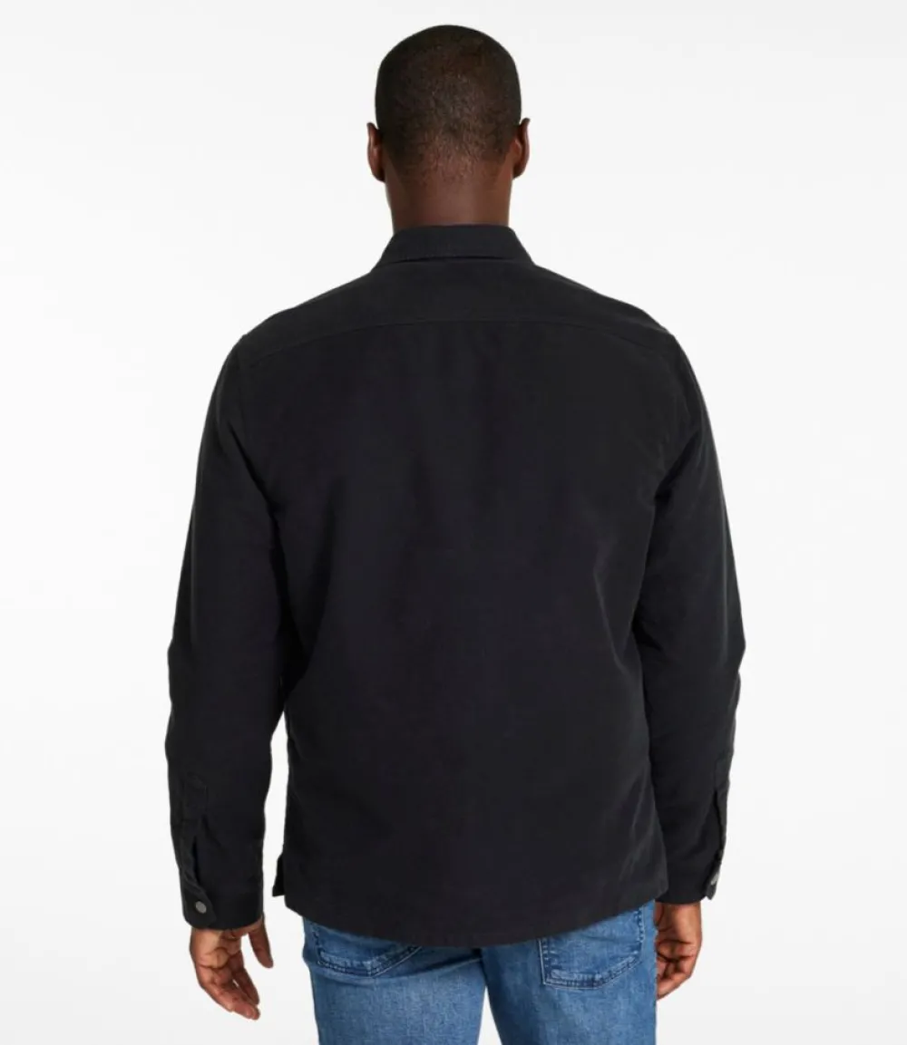 "Men's Signature Heritage Moleskin Shirt Jac"-L.L.Bean Shop