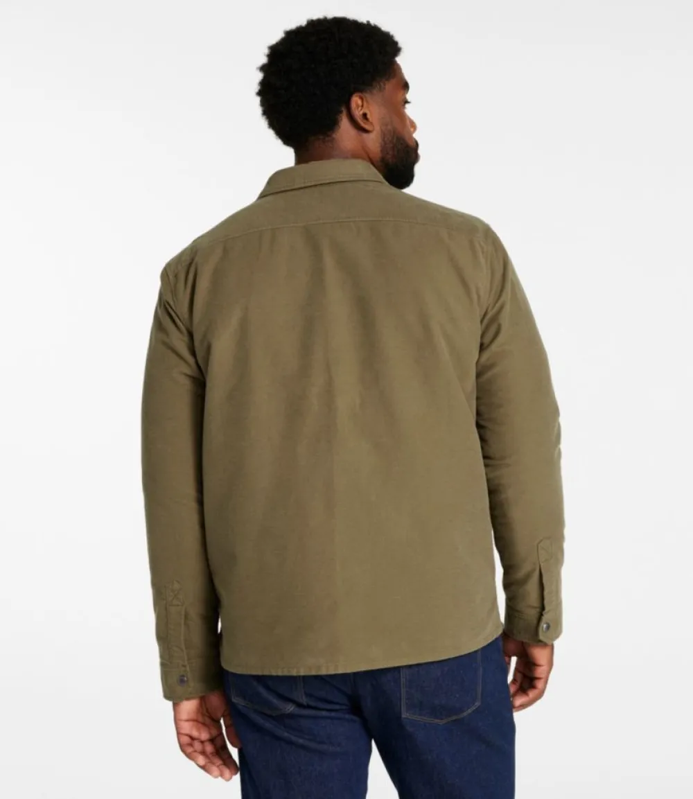 "Men's Signature Heritage Moleskin Shirt Jac"-L.L.Bean Shop