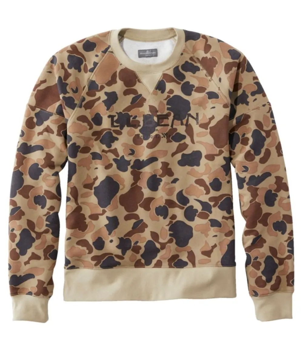 "Men's Signature Heritage Sweatshirt, Crewneck, Print"-L.L.Bean Outlet