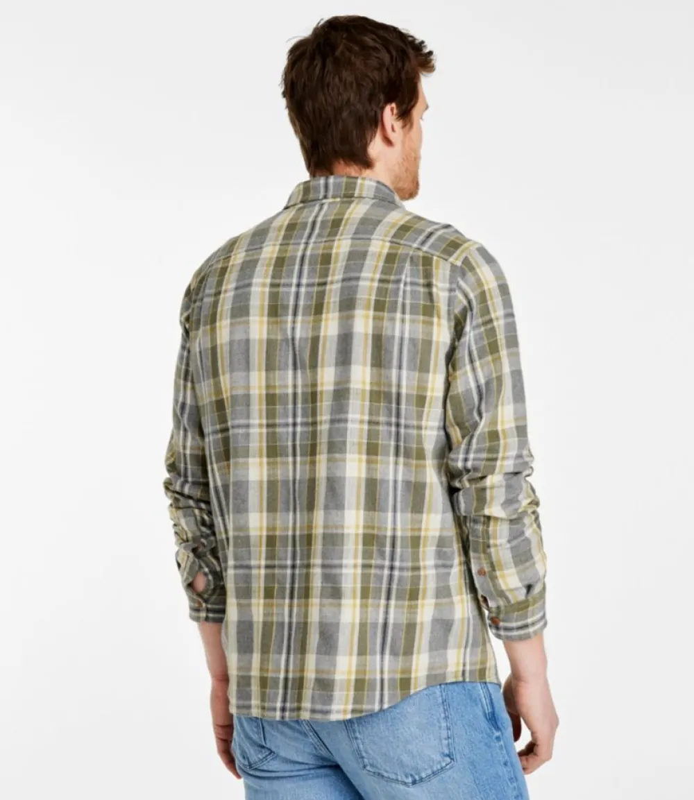 "Men's Signature Heritage Textured Flannel Shirt"-L.L.Bean Best Sale
