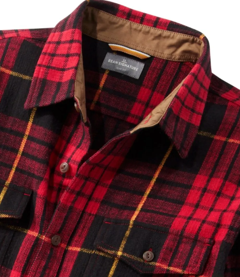 "Men's Signature Heritage Textured Flannel Shirt"-L.L.Bean Best Sale