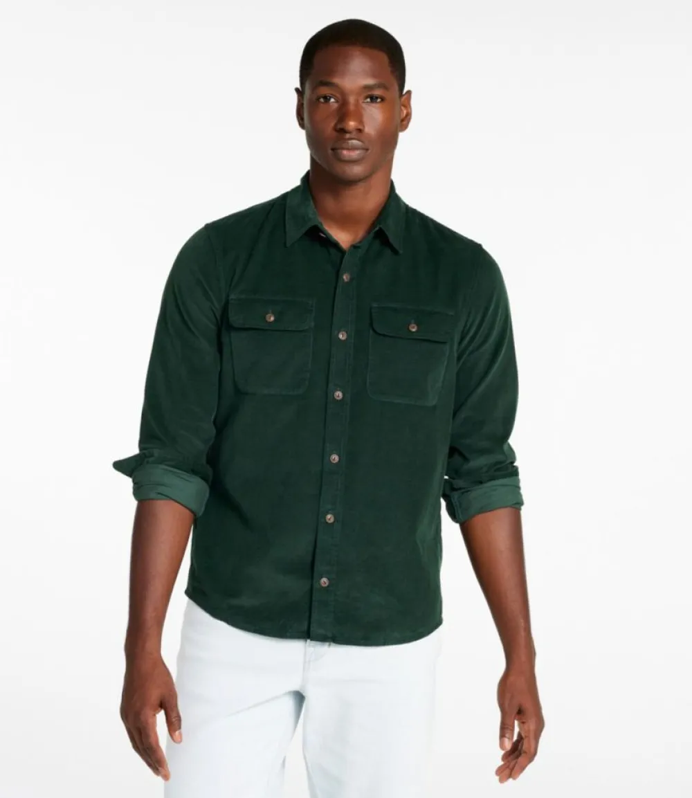 "Men's Signature Microwale Corduroy Shirt"-L.L.Bean Best Sale