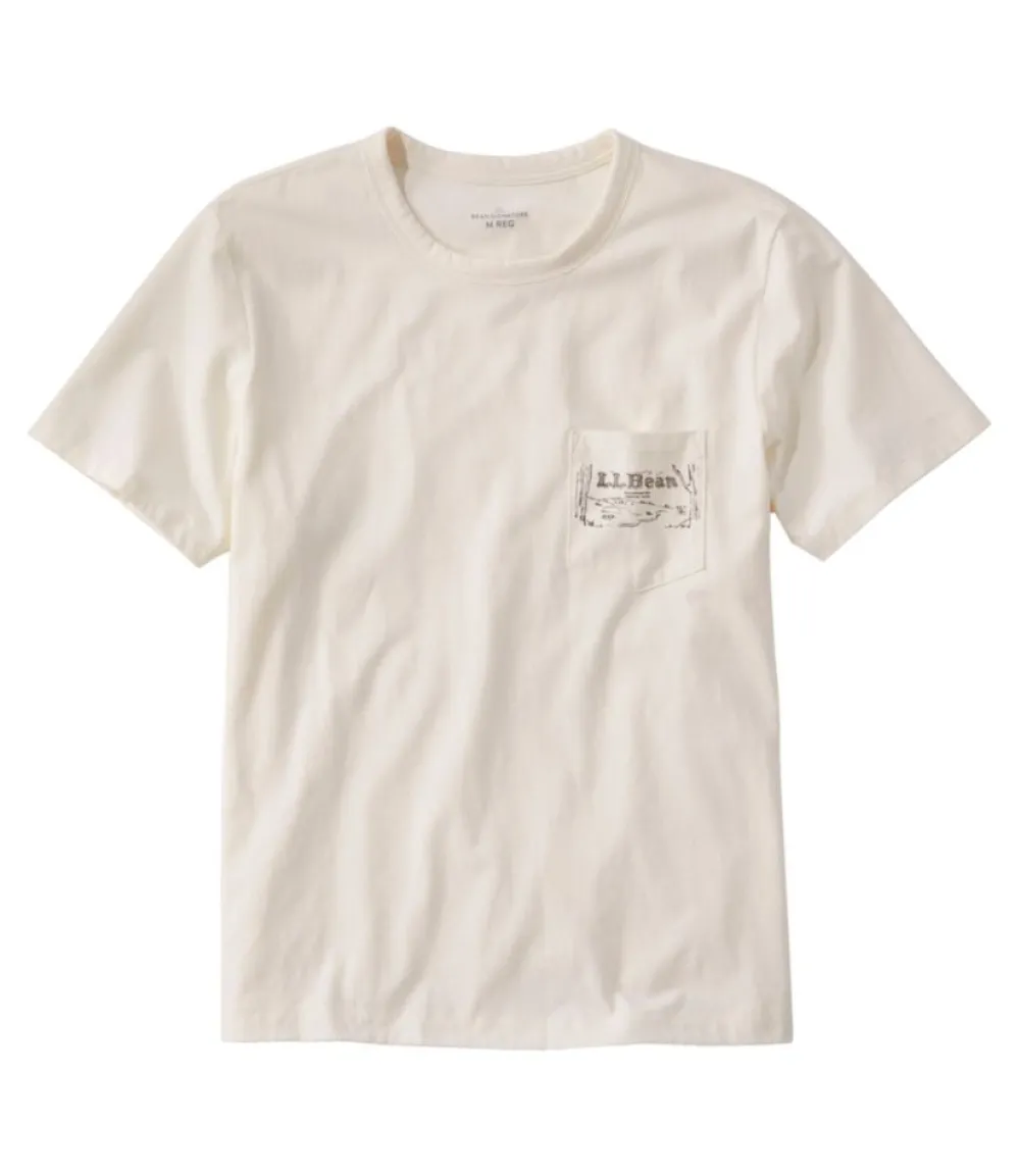 "Men's Signature Stonecoast Tee, Short-Sleeve, Graphic"-L.L.Bean Outlet