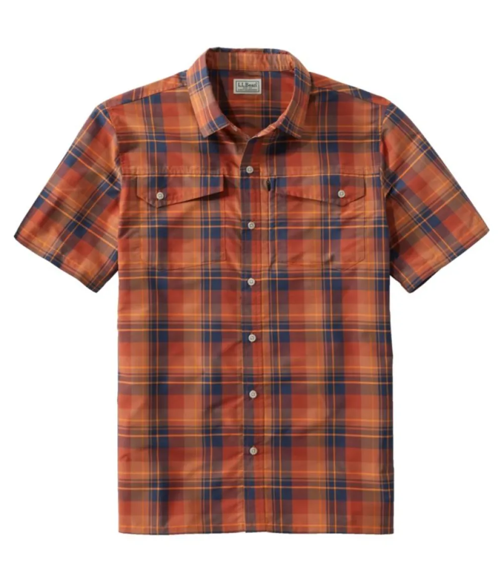 "Men's SunSmart® Cool Weave Shirt Short-Sleeve"-L.L.Bean Flash Sale