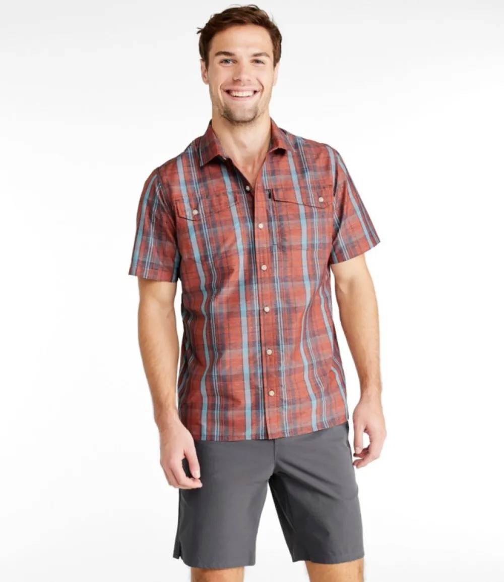 "Men's SunSmart® Cool Weave Shirt Short-Sleeve"-L.L.Bean Flash Sale