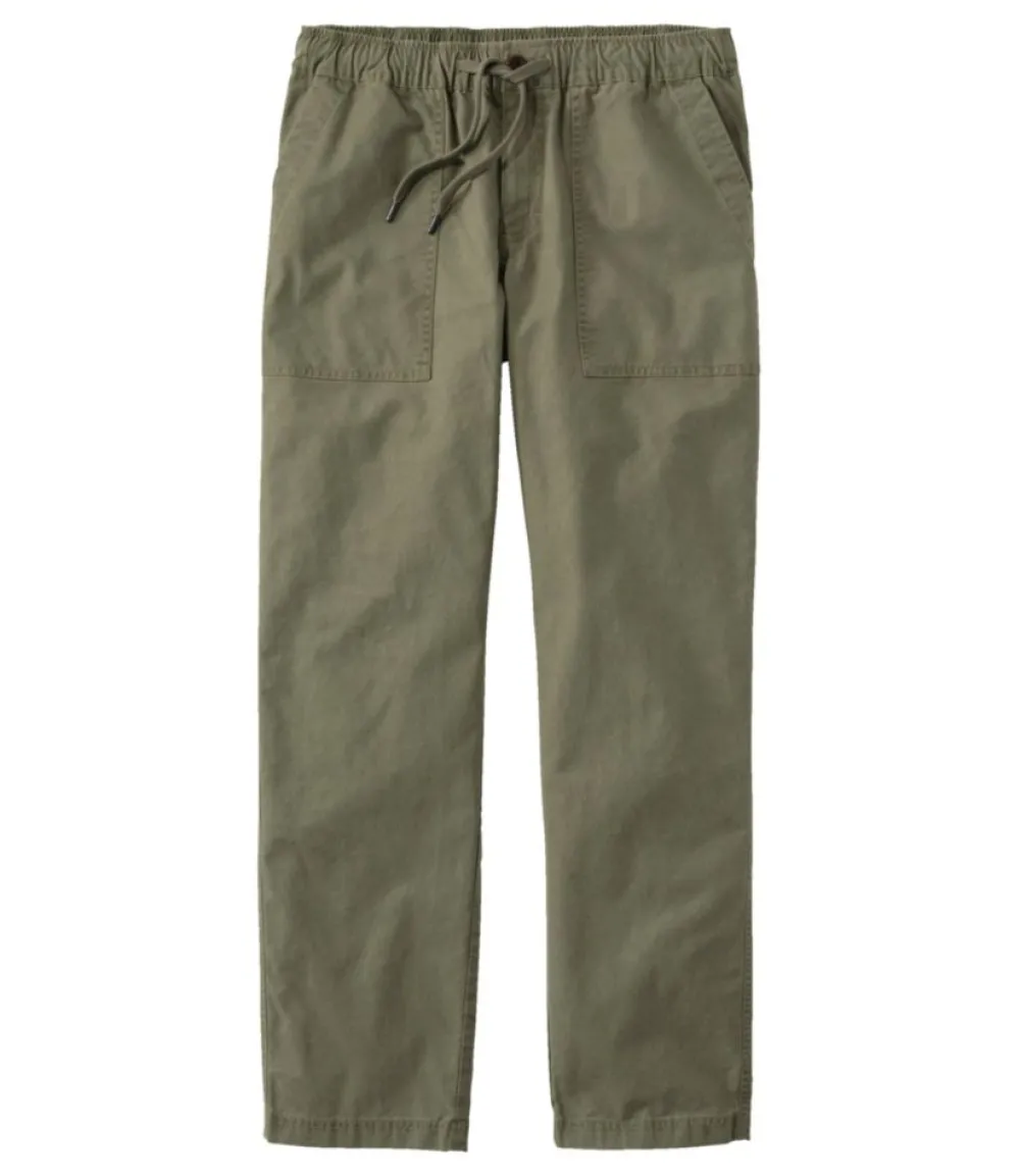 "Men's Sunwashed Pants, Standard Fit, Straight Leg"-L.L.Bean Fashion