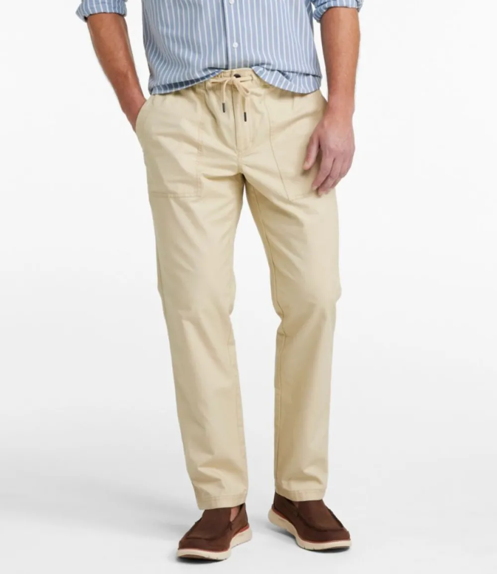 "Men's Sunwashed Pants, Standard Fit, Straight Leg"-L.L.Bean Fashion