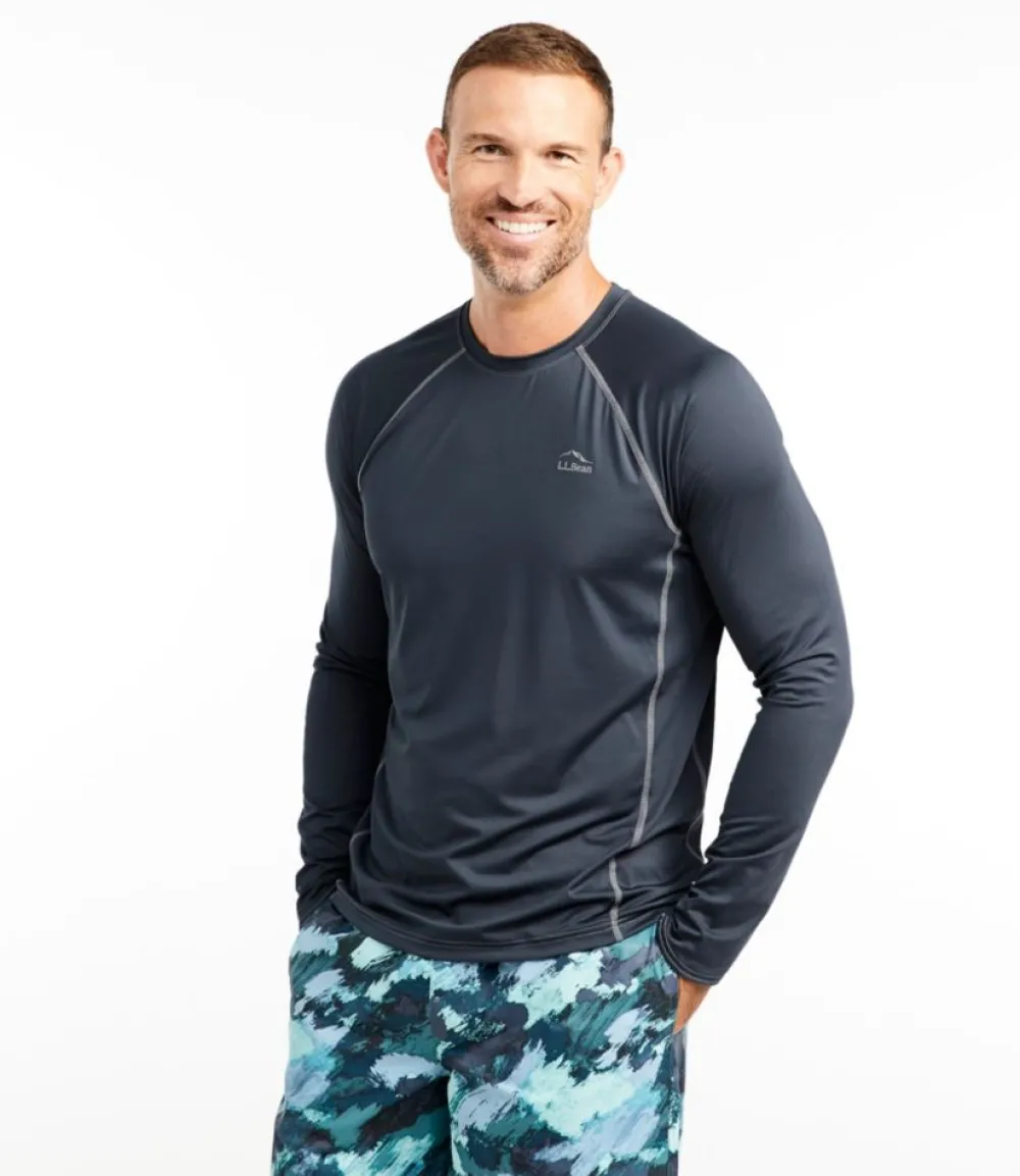 "Men's Swift River Cooling Rash Guard"-L.L.Bean Online