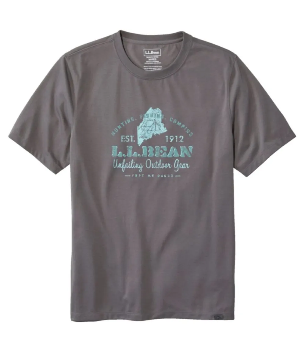 "Men's Technical Fishing Graphic Tees, Short-Sleeve"-L.L.Bean Sale