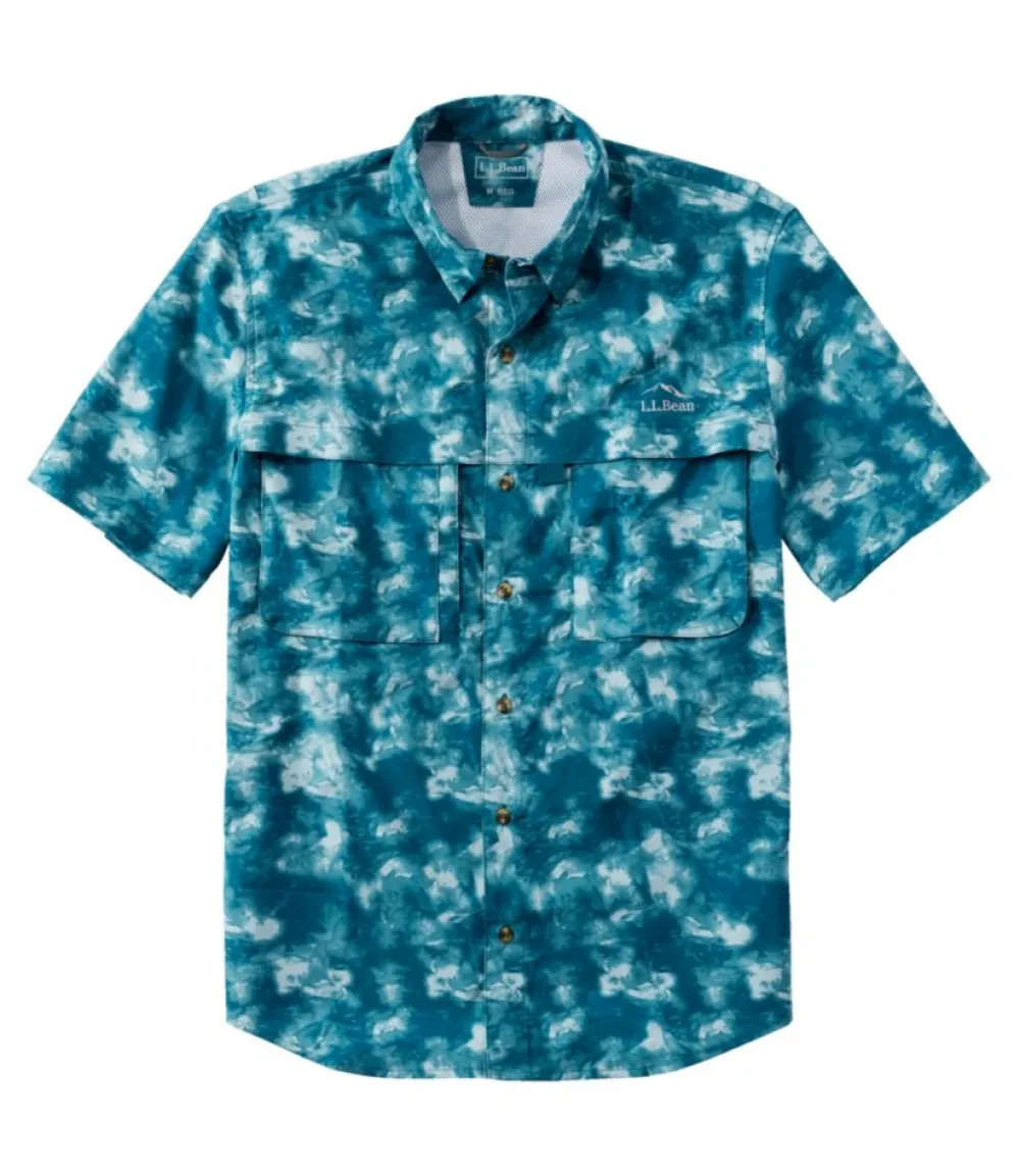 "Men's Tropicwear Shirt, Short-Sleeve Print"-L.L.Bean Shop