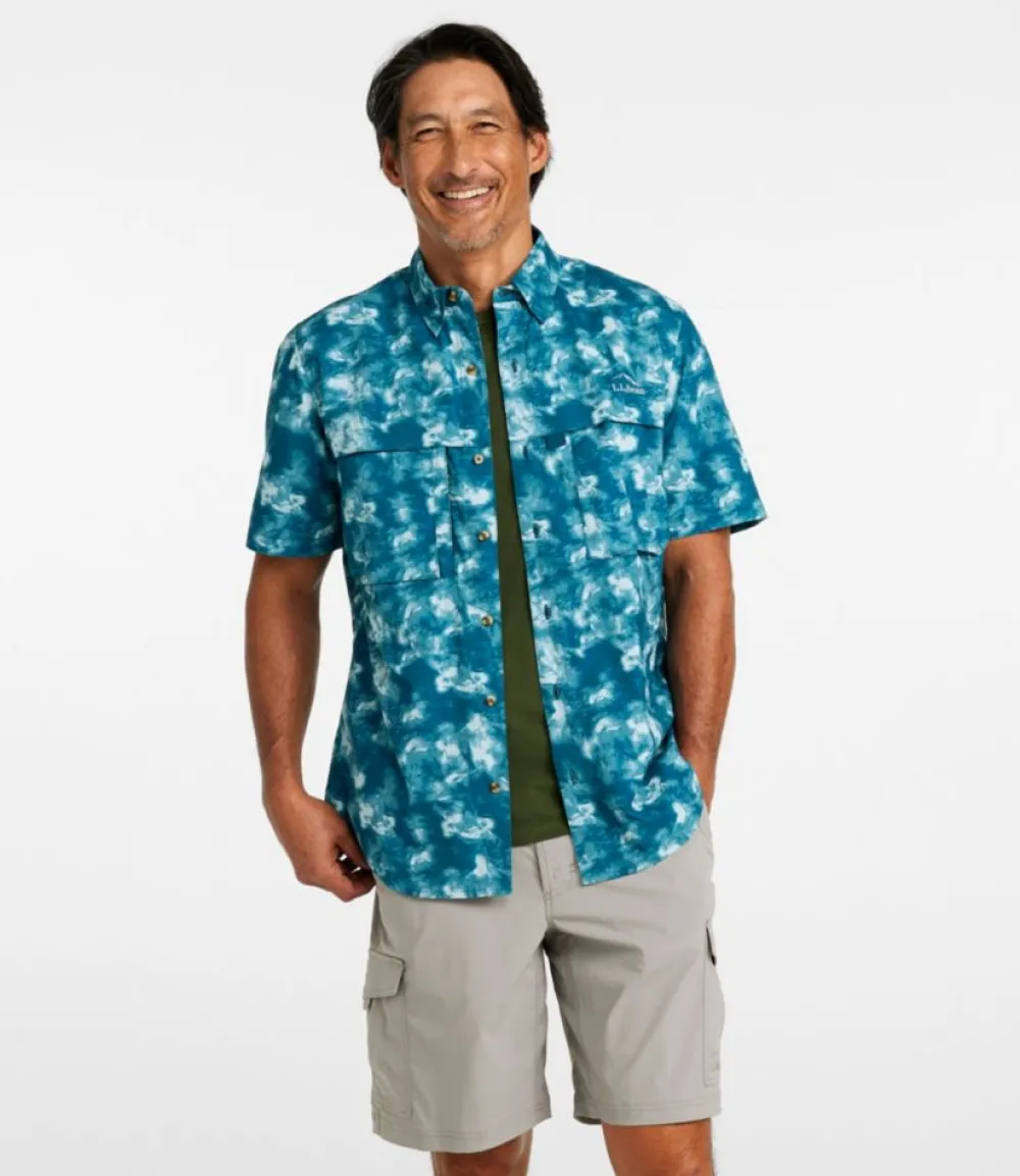 "Men's Tropicwear Shirt, Short-Sleeve Print"-L.L.Bean Shop