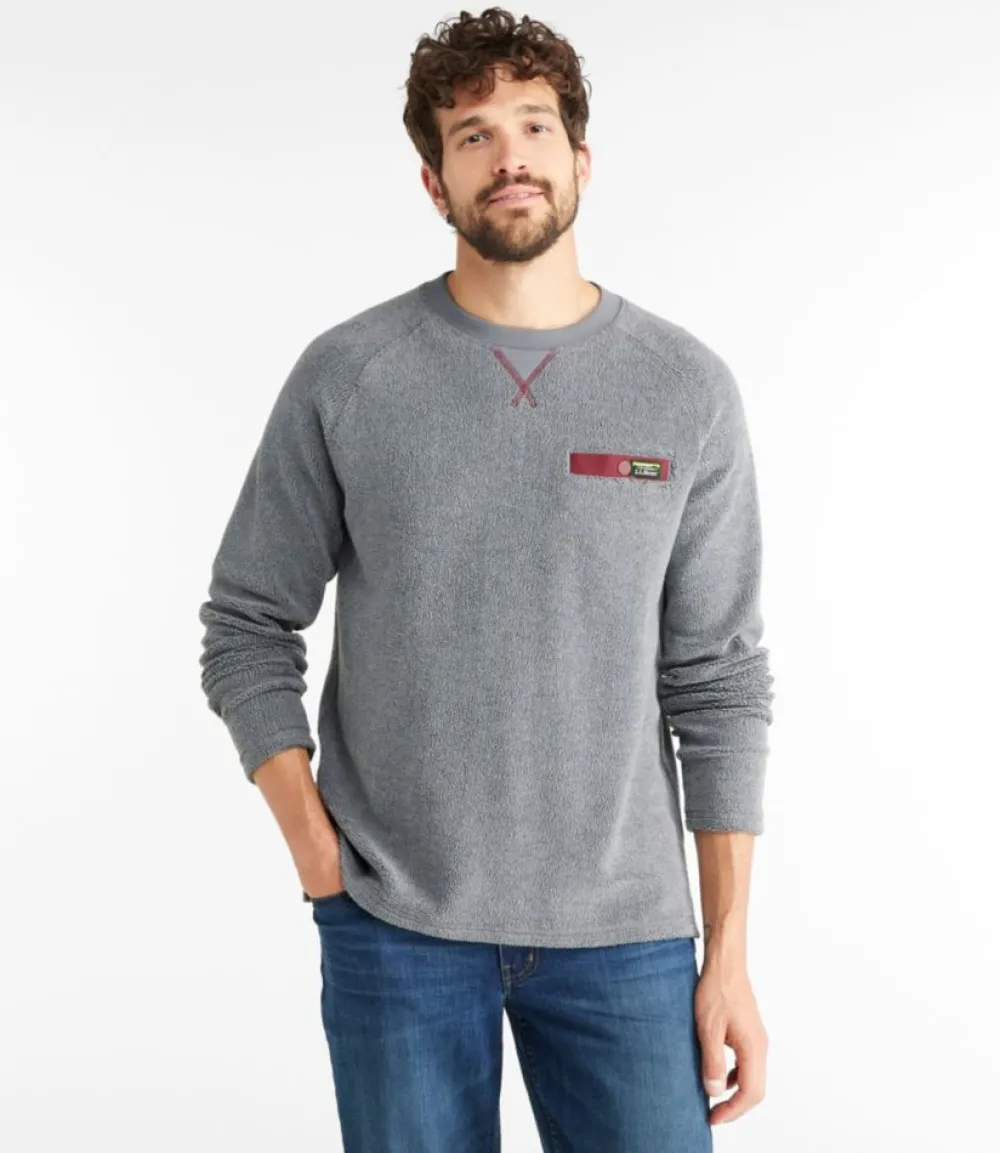 "Men's Tumbled Sherpa, Crew"-L.L.Bean Sale