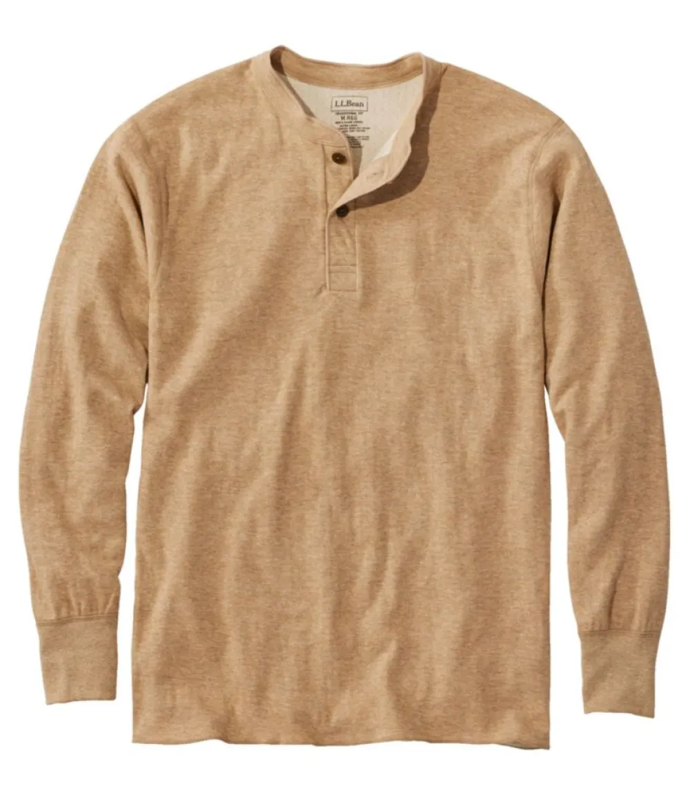 "Men's Two-Layer River Driver's Shirt®, Traditional Fit Henley"-L.L.Bean Clearance