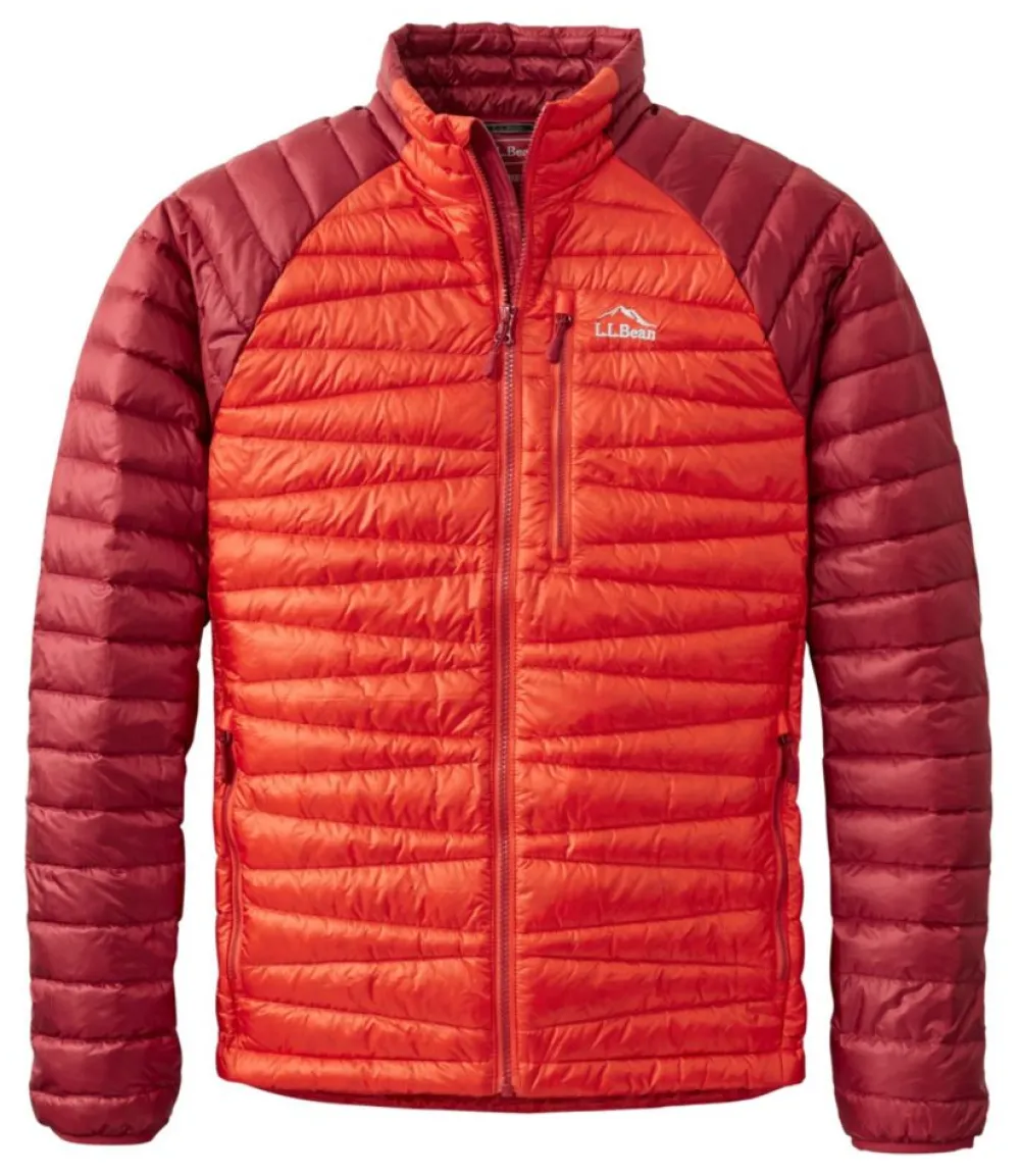 "Men's Ultralight 850 Down Sweater, Colorblock"-L.L.Bean Sale