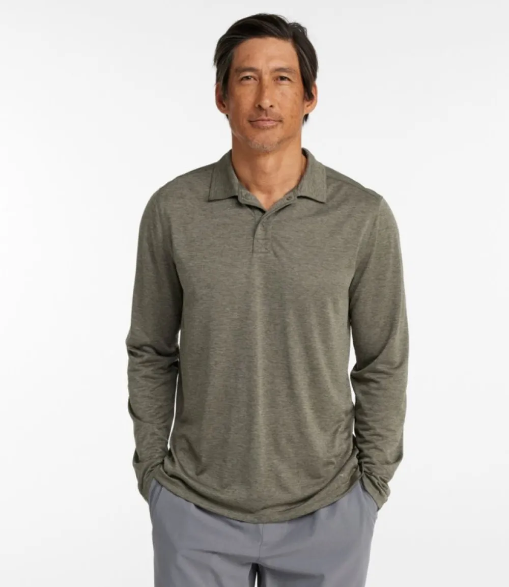 "Men's Ultralight Adventure Polo, Long-Sleeve"-L.L.Bean Outlet