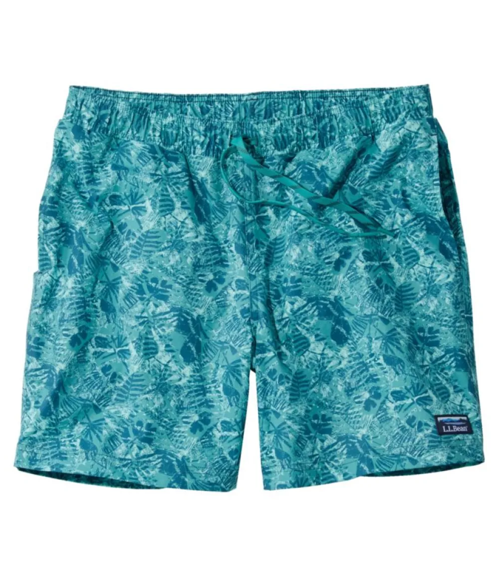 "Men's Vacationland Stretch Swim Trunks, Print, 6""-L.L.Bean Best