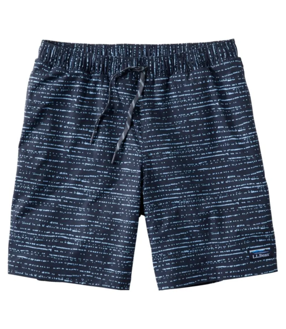 "Men's Vacationland Stretch Swim Trunks, Print, 8""-L.L.Bean Discount