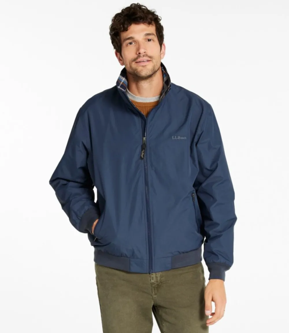 "Men's Warm-Up Jacket, Flannel-Lined"-L.L.Bean Cheap