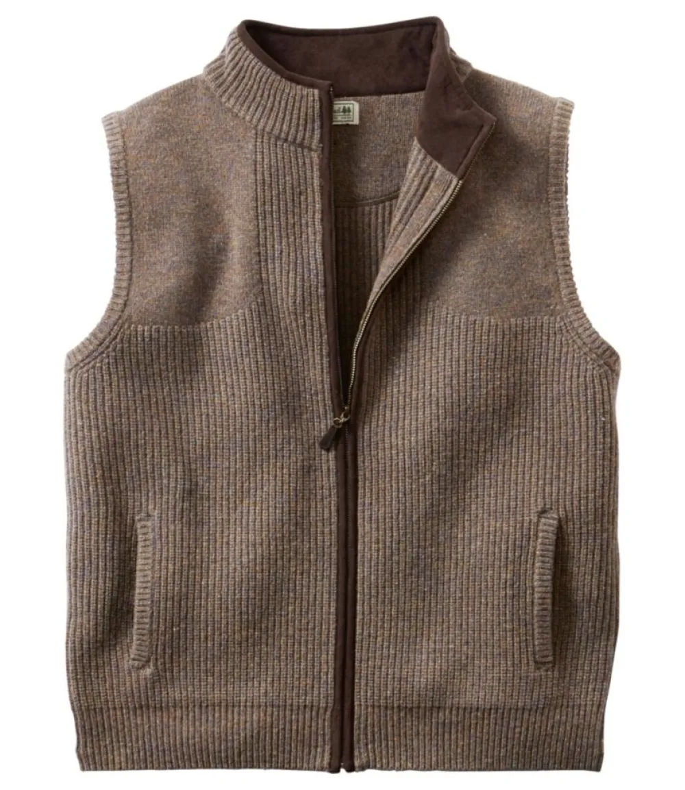 "Men's Waterfowl Sweater Vest"-L.L.Bean Hot