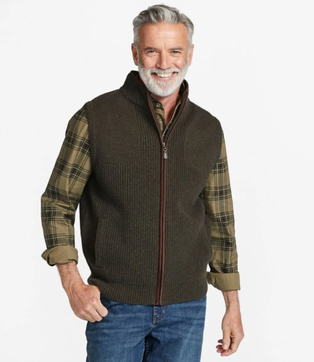 "Men's Waterfowl Sweater Vest"-L.L.Bean Hot