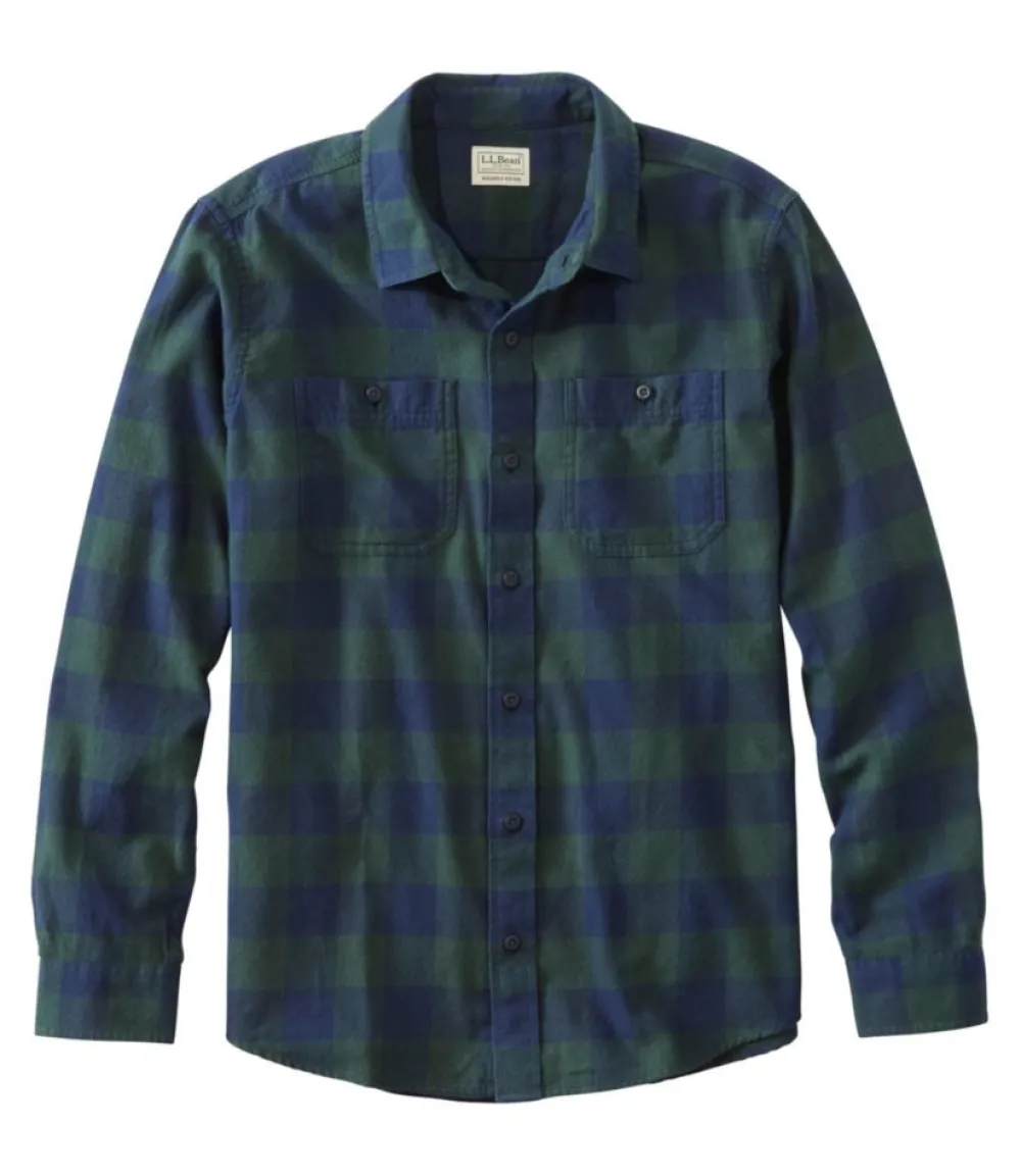 "Men's Wicked Soft Flannel Shirt, Slightly Fitted Untucked Fit"-L.L.Bean Cheap