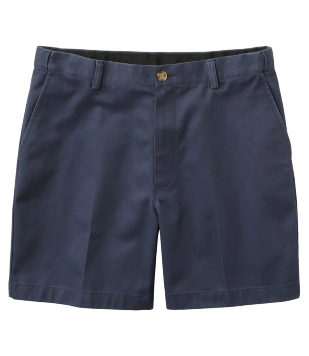 "Men's Wrinkle-Free Double L® Chino Shorts, Natural Fit, Hidden Comfort Waist, 6""-L.L.Bean Best