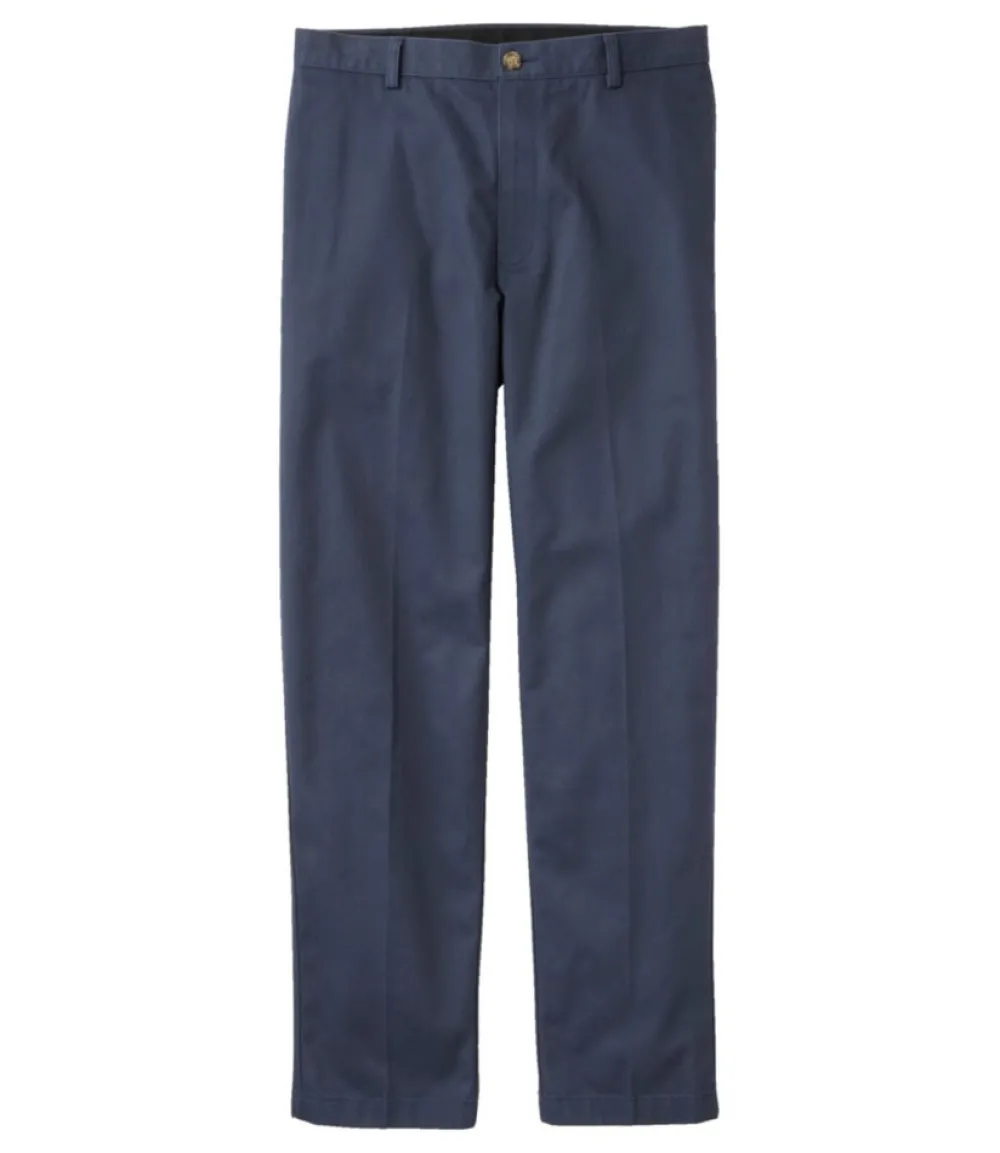 "Men's Wrinkle-Free Double L® Chinos, Classic Fit, Plain Front"-L.L.Bean Outlet
