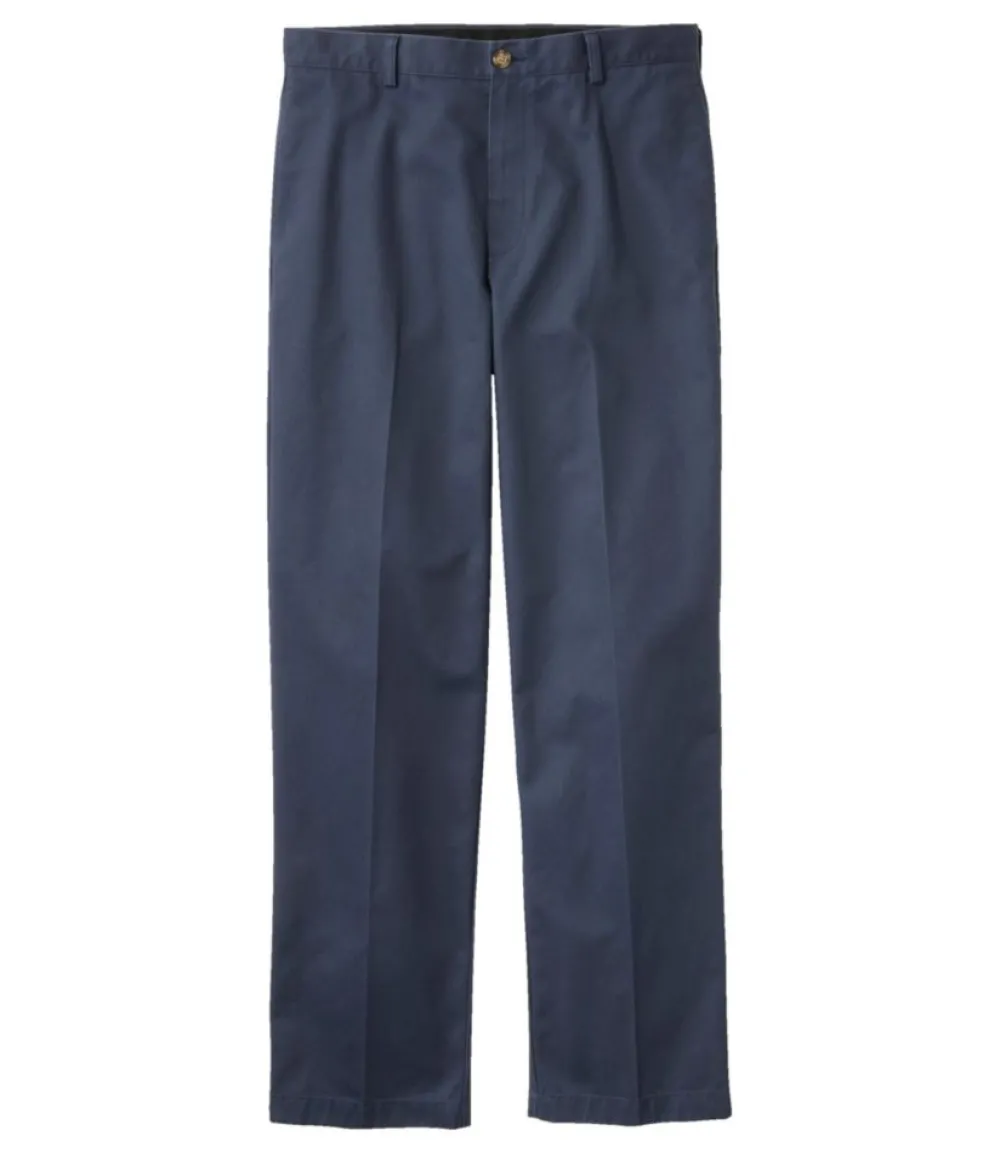 "Men's Wrinkle-Free Double L® Chinos, Natural Fit, Plain Front"-L.L.Bean Best Sale