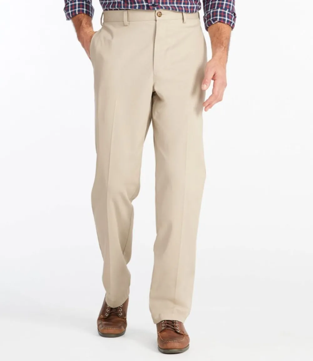 "Men's Wrinkle-Free Double L® Chinos, Natural Fit, Plain Front"-L.L.Bean Best Sale