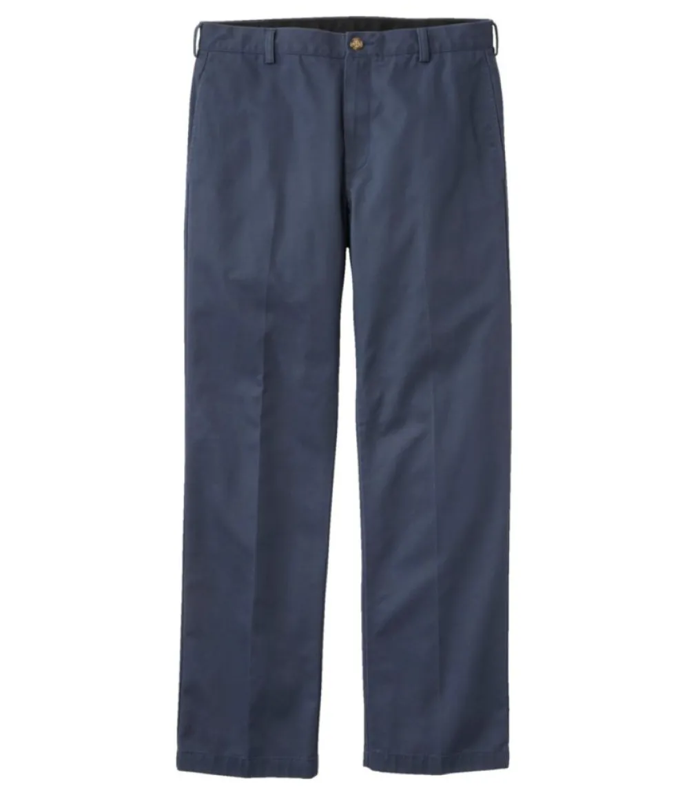 "Men's Wrinkle-Free Double L® Chinos, Standard Fit, Plain Front"-L.L.Bean Cheap