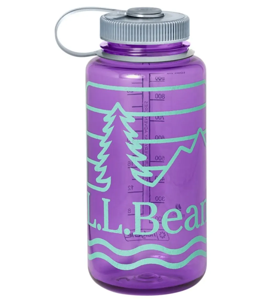 "Nalgene Sustain Wide Mouth Water Bottle with Print, 32 oz."-L.L.Bean Clearance