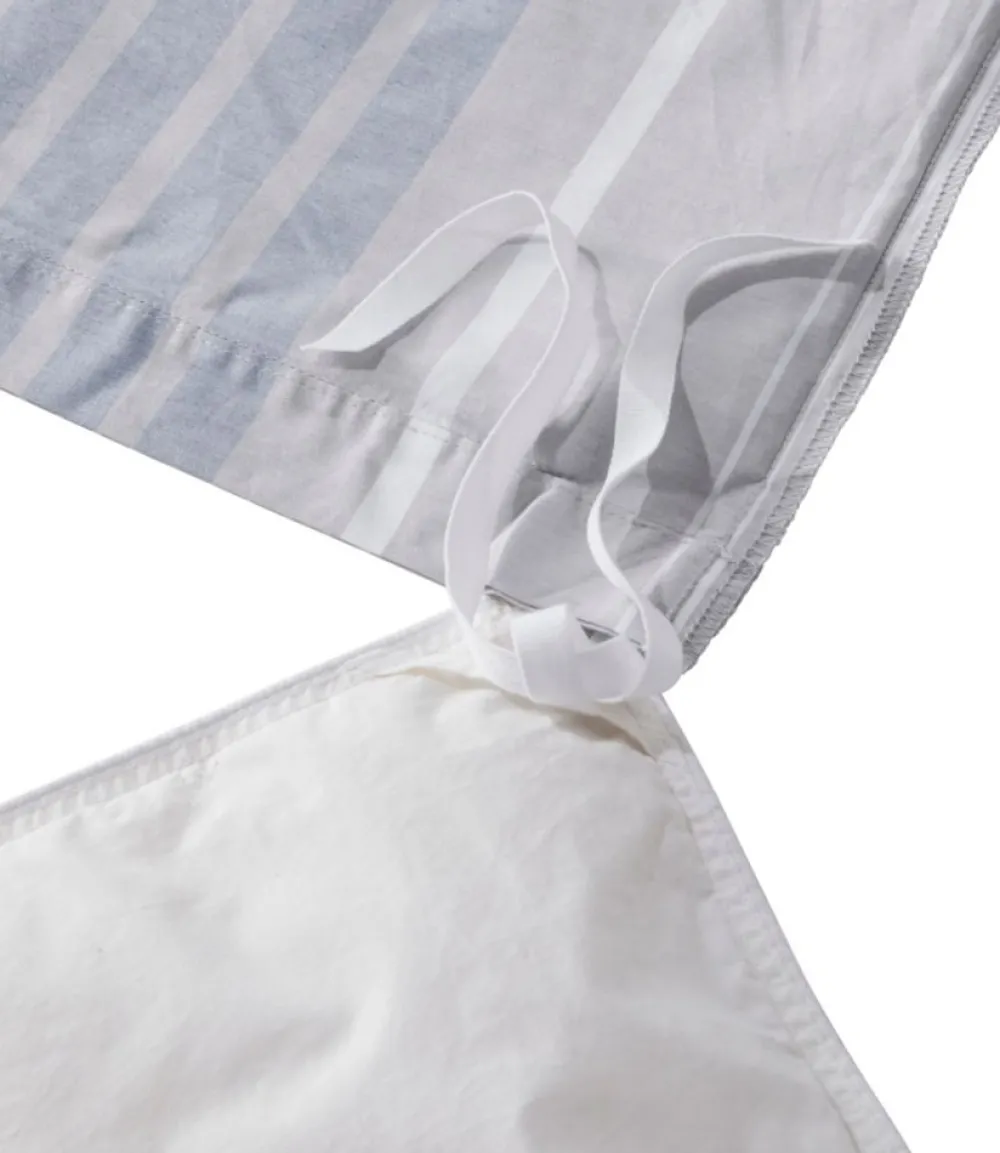 "Organic Cotton Comforter Cover Collection, Stripe"-L.L.Bean Sale