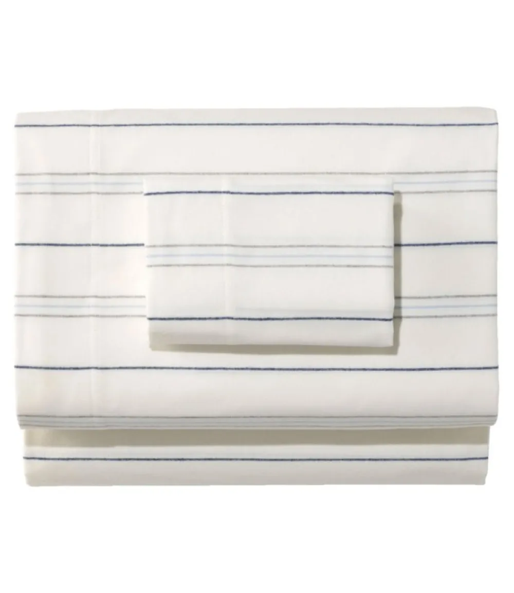 "Organic Flannel Sheet Collection, Stripe"-L.L.Bean Best Sale