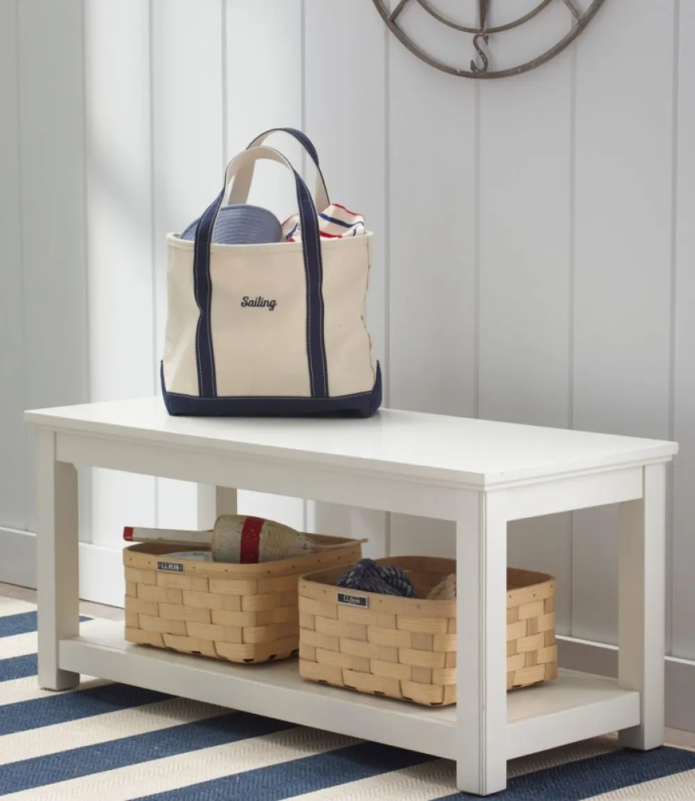 "Painted Farmhouse Bench"-L.L.Bean Flash Sale