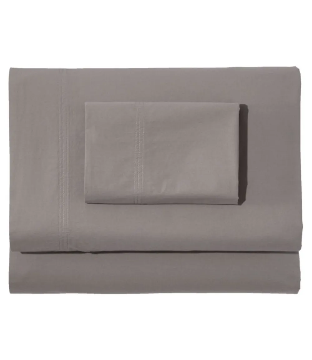 "Peached Cotton Sheet Collection"-L.L.Bean New