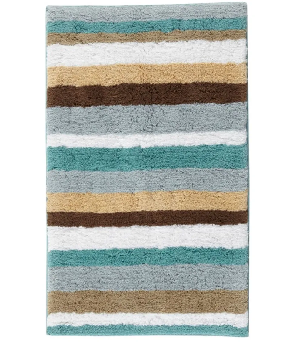 "Premium Cotton Bath Mat, Multistripe"-L.L.Bean Cheap