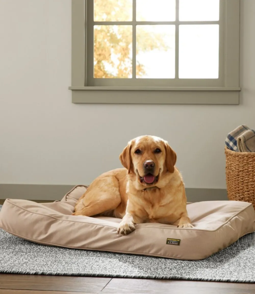 "Premium Denim Dog Bed, Rectangular"-L.L.Bean Hot