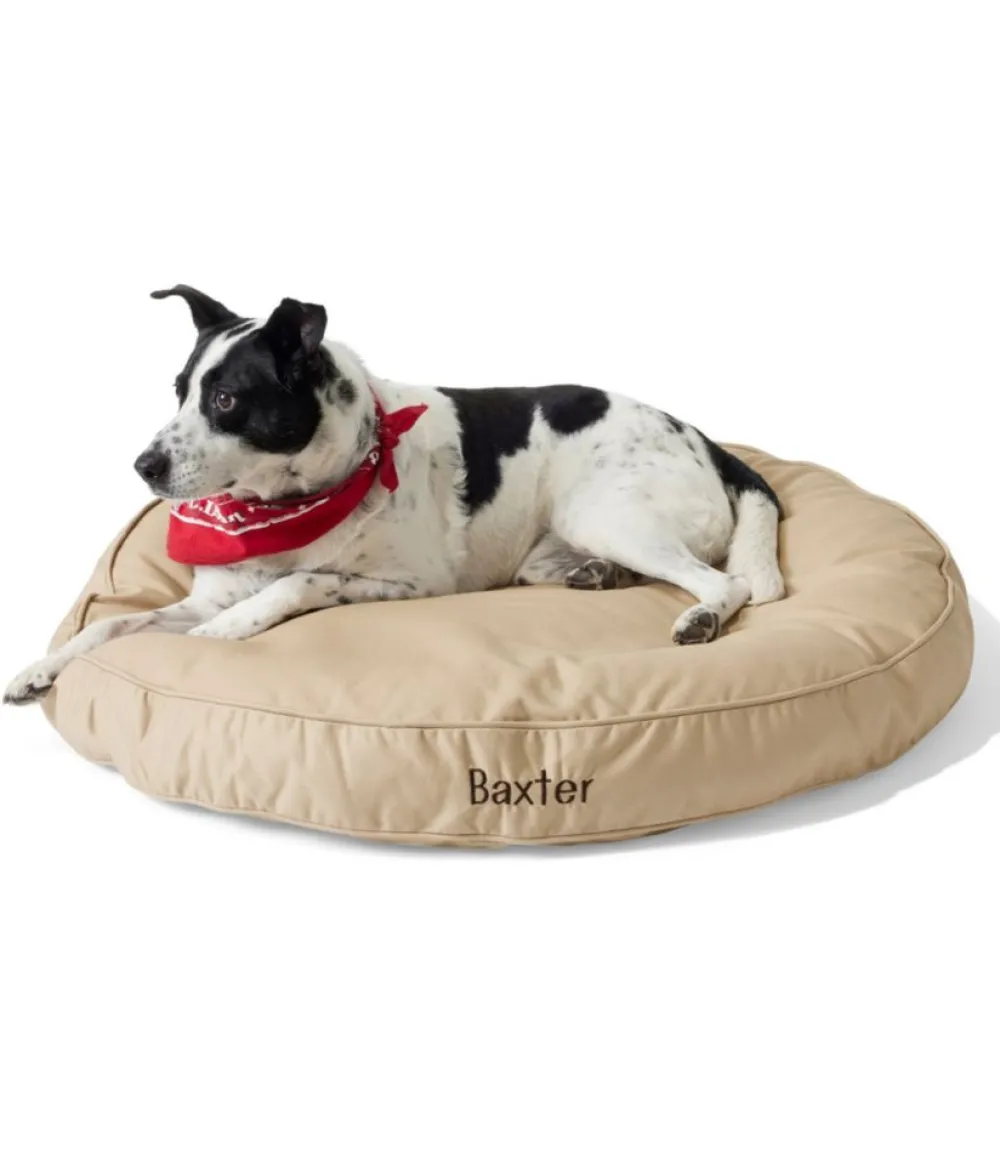 "Premium Denim Dog Bed, Round"-L.L.Bean Best Sale