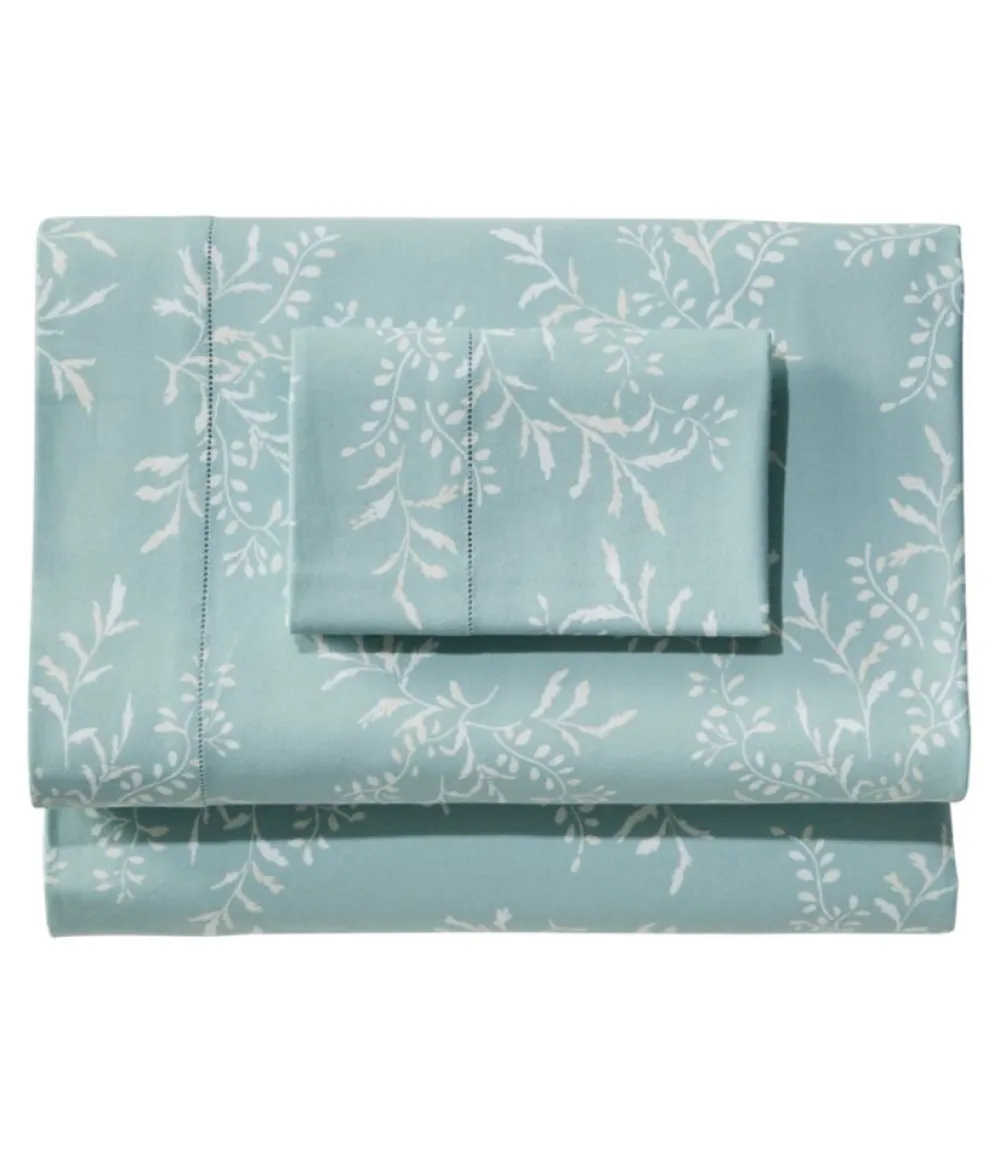 "Premium Supima Flannel Sheet Collection, Print"-L.L.Bean Best
