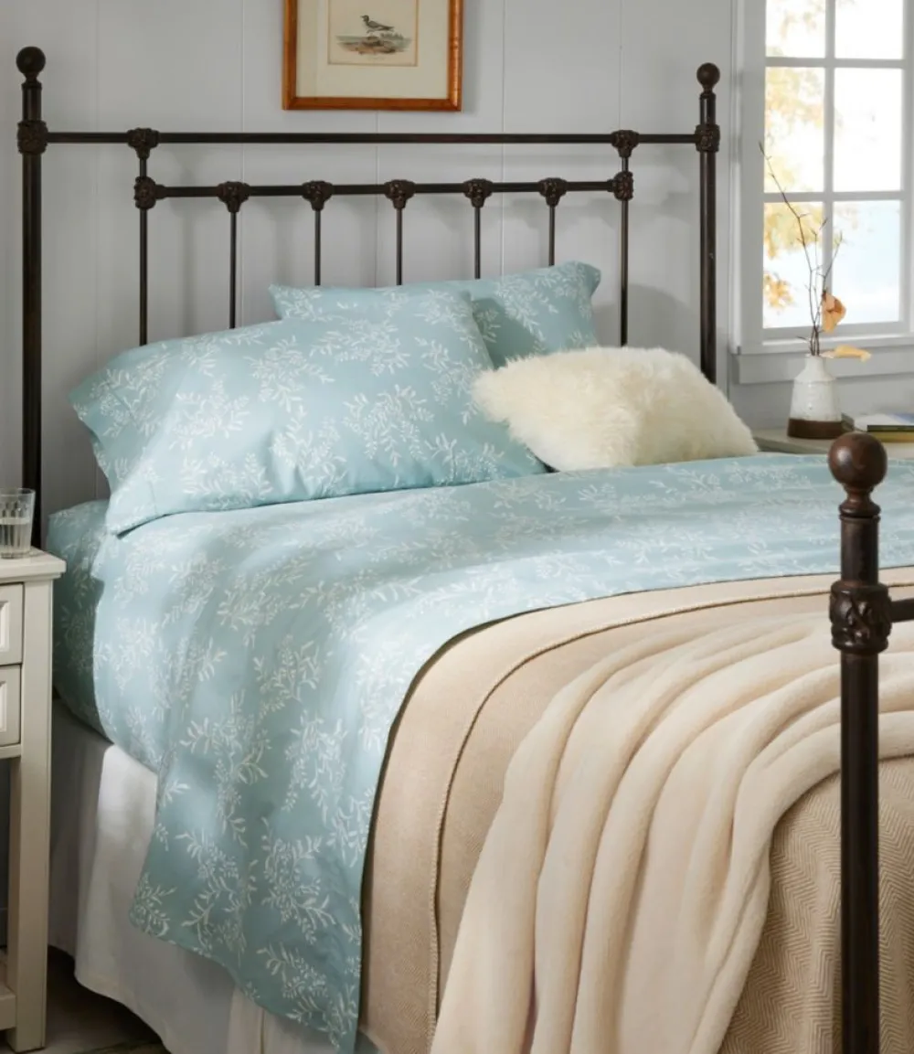 "Premium Supima Flannel Sheet Collection, Print"-L.L.Bean Best