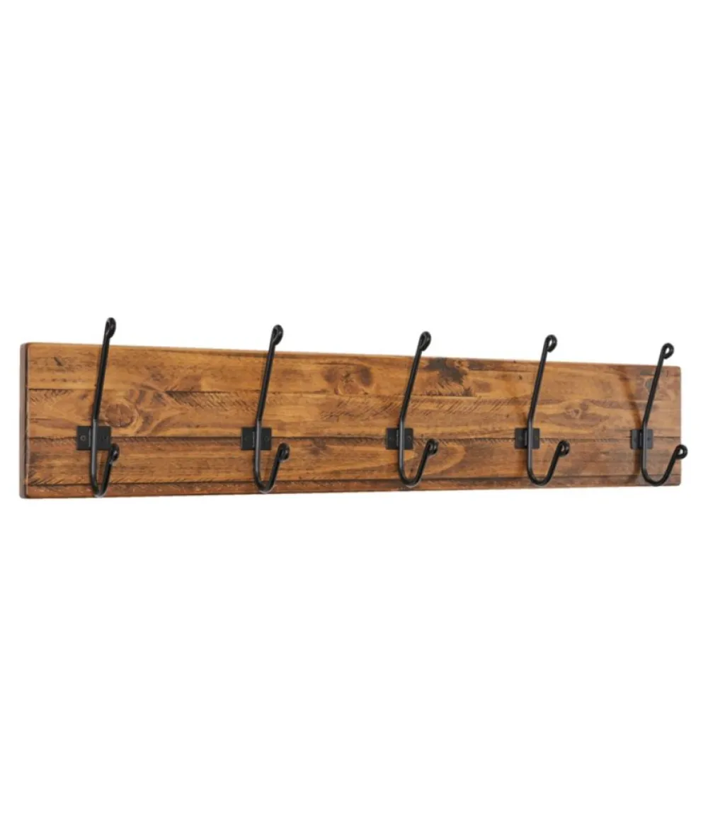 "Rustic Wooden Wall Rack"-L.L.Bean Hot