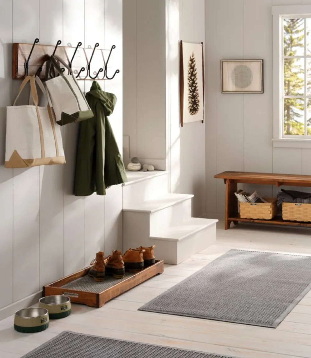 "Rustic Wooden Wall Rack"-L.L.Bean Hot