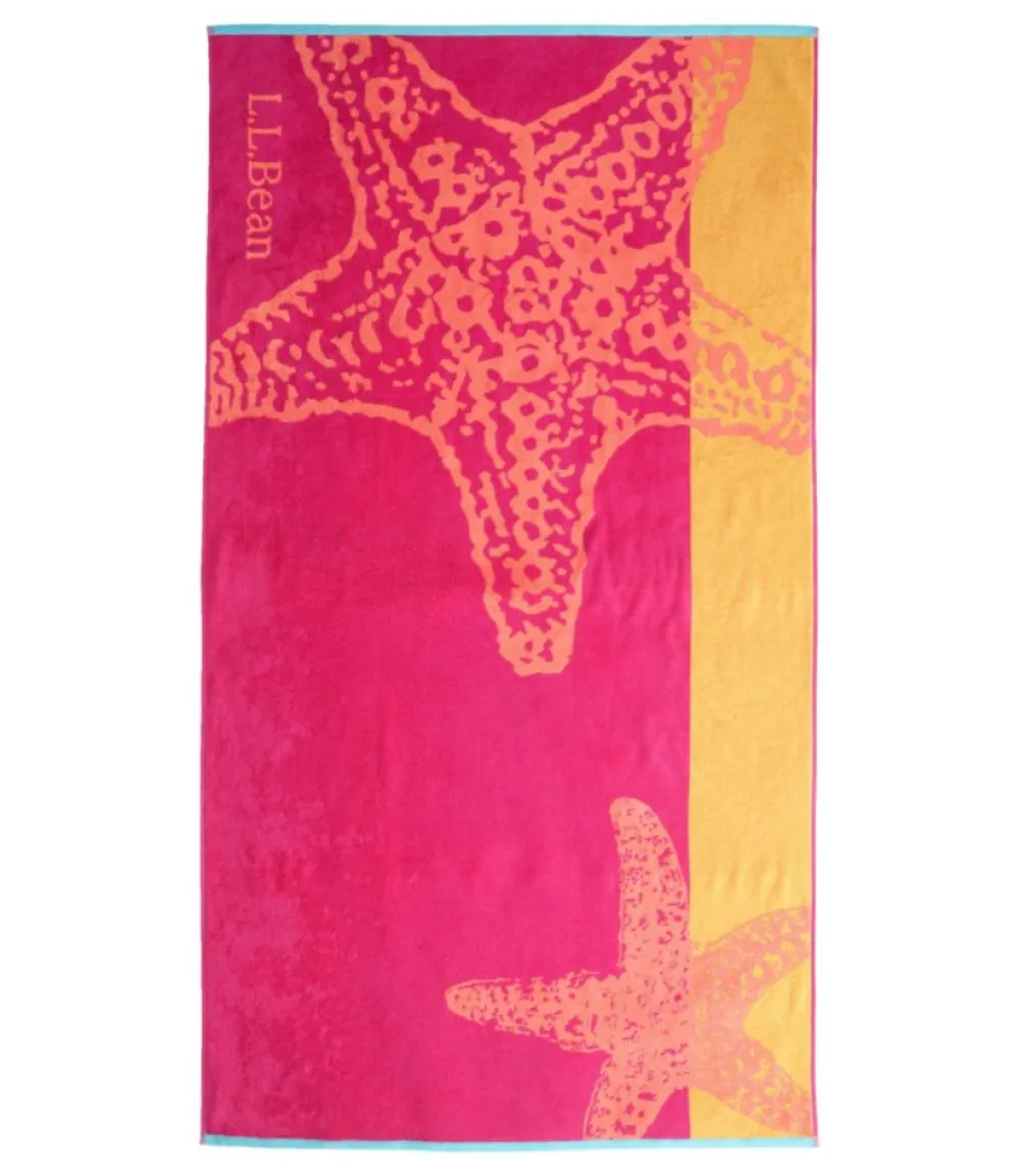 "Seaside Beach Towel, Starfish"-L.L.Bean Fashion