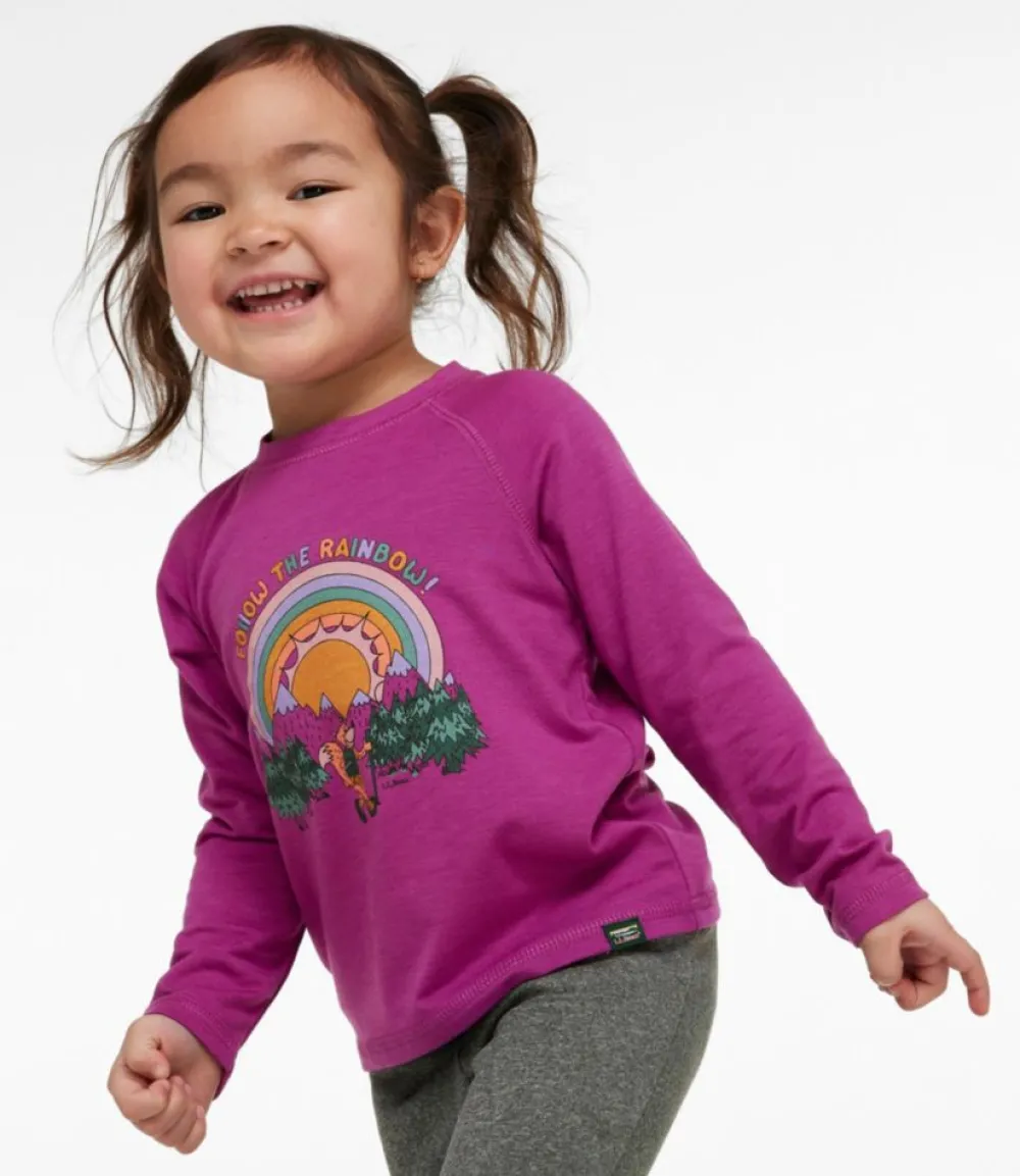 "Toddlers' Everyday SunSmart® Tee, Long-Sleeve"-L.L.Bean Cheap